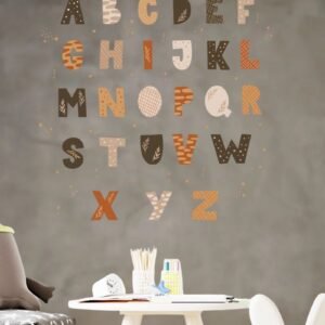 A B C Wall Sticker