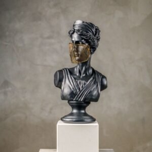 Black pop art cesar sculpture