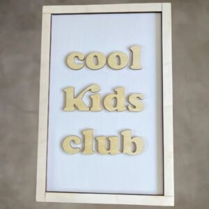 Cool Kids Club Frame A3