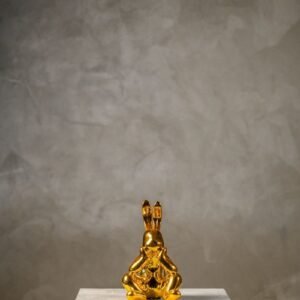 Gold Bunny Seated