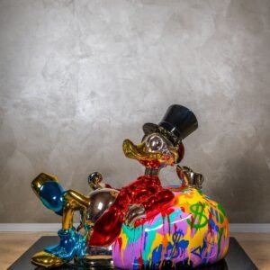 Graffiti Money Bag Scrooge – Chrome