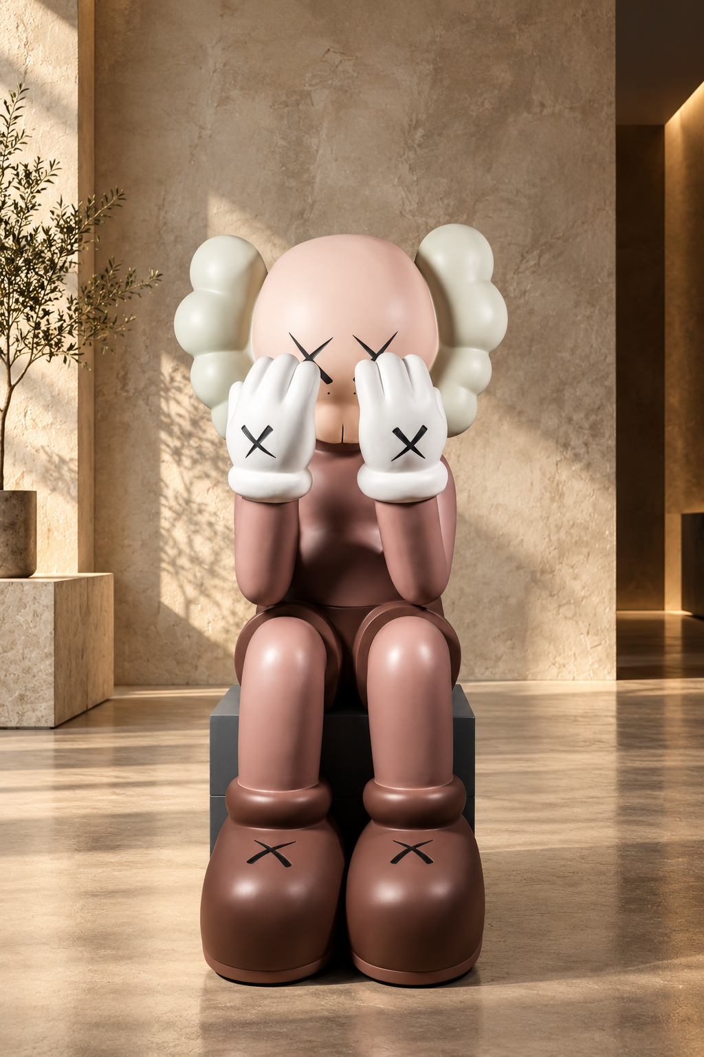 Kaws-Seated