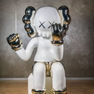 Kaws White Seated