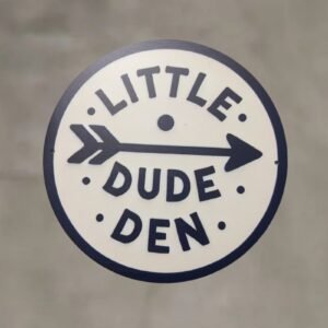 Little Dude Den Wall Decal