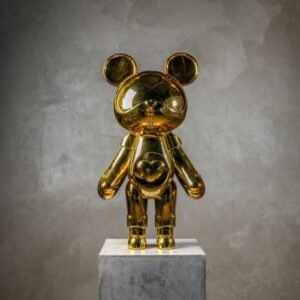 Love Bear – Gold Chrome