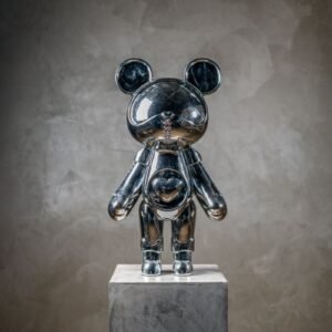 Love Bear – Silver Chrome